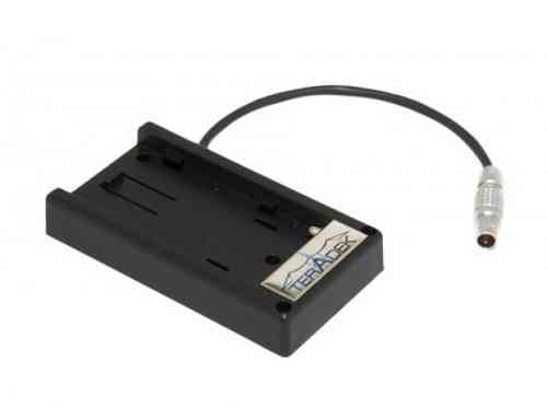 Akku Adapter Platte für Sony L Series 7.2 Volt Batterien to 2-Pin Lemo